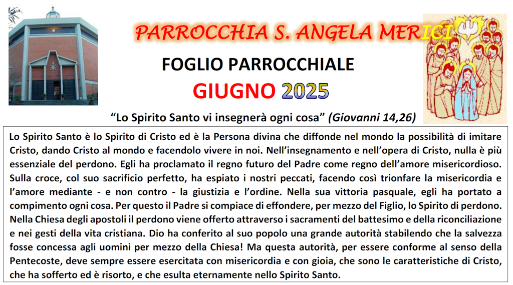 Il Foglio Parrocchiale mensile Il Foglio Parrocchiale mensile